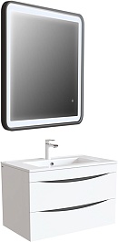 Iddis Мебель для ванной Cloud 80 подвесная белая – фотография-1